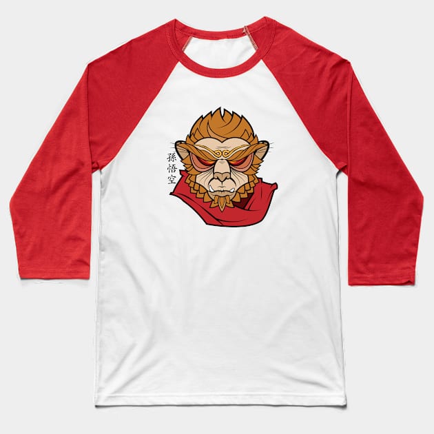 The Handsome Monkey King Baseball T-Shirt by jacisjake